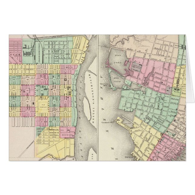 Die Stadt Savannah Georgia (Vorderseite (Horizontal))