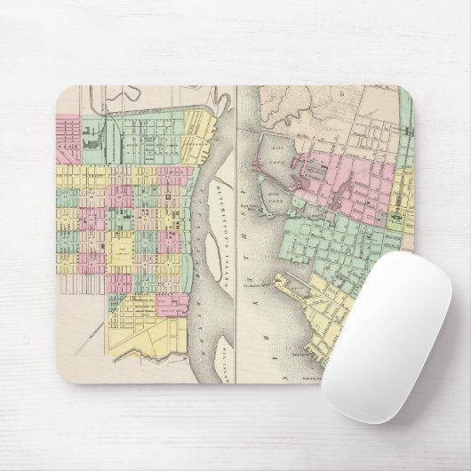 Die Stadt Savannah Georgia Mousepad (Mit Mouse)