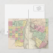 Die Stadt Savannah Georgia Postkarte (Vorne/Hinten)