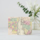 Die Stadt Savannah Georgia Postkarte (Stehend Vorderseite)