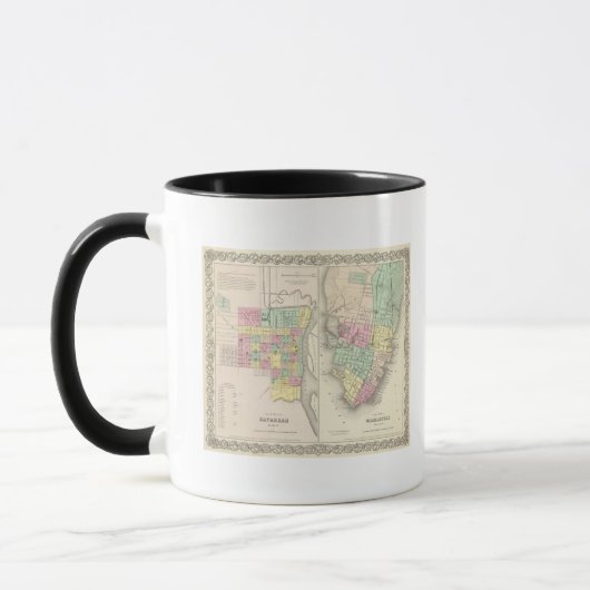 Die Stadt Savannah Georgia Tasse (Links)