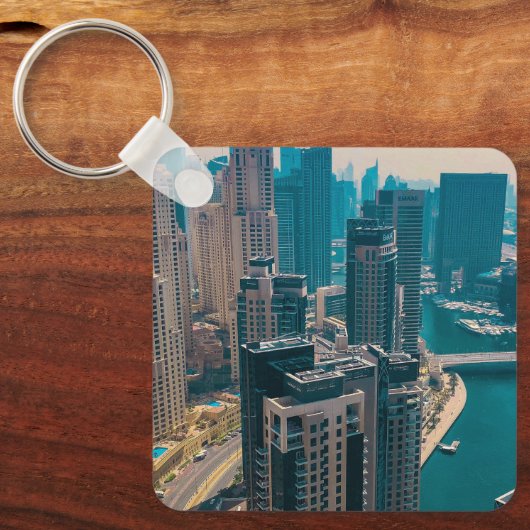 Die Stadt Schlüsselanhänger (Vorderseite)
