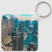 Die Stadt Schlüsselanhänger (Rückseite)