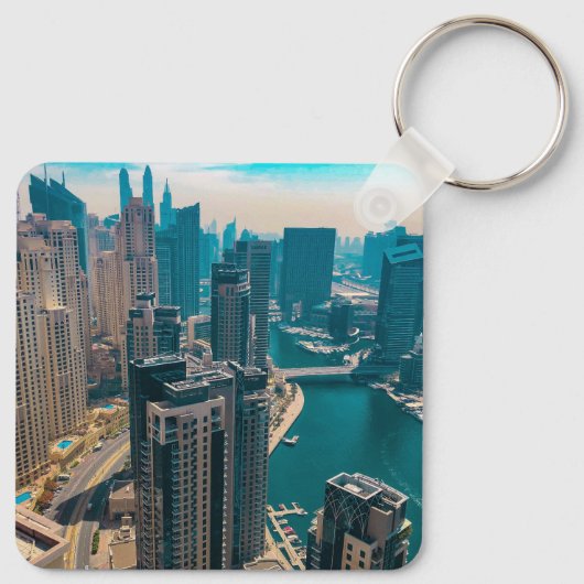 Die Stadt Schlüsselanhänger (Rückseite)