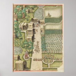 Die Stadt Secota Poster