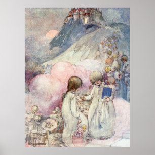 Die Stadt Sleep von Anne Anderson Poster