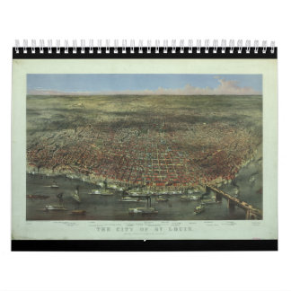 Die Stadt St. Louis Missouri aus dem Jahr 1874 Kalender