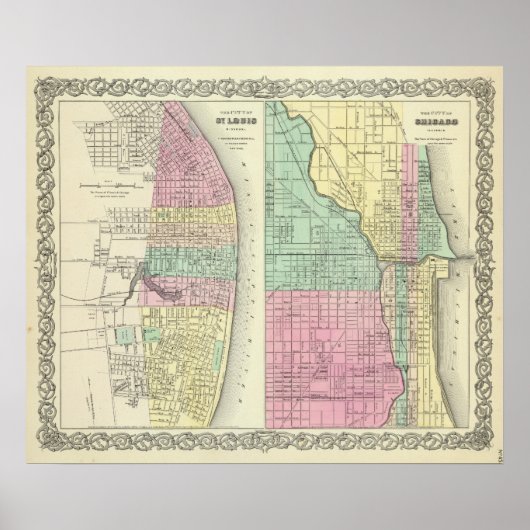 Die Stadt St. Louis Missouri Poster (Vorne)