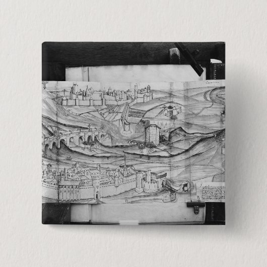 Die Stadt und das Dorf von Carcassonne, 1462 Button (Vorderseite)