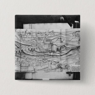 Die Stadt und das Dorf von Carcassonne, 1462 Button