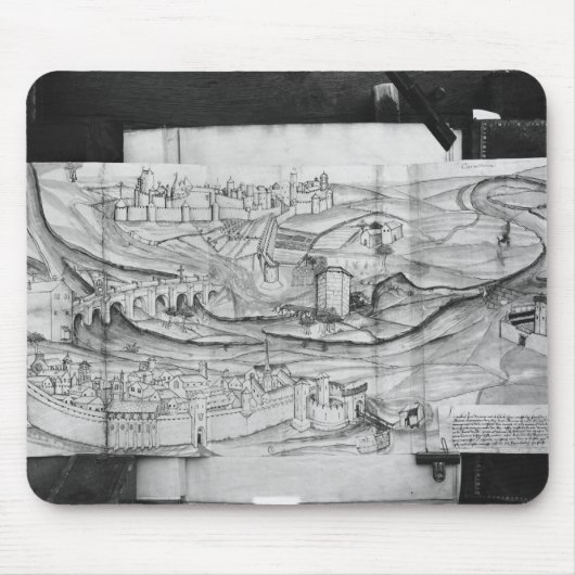 Die Stadt und das Dorf von Carcassonne, 1462 Mousepad (Vorne)