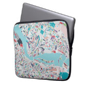 Die Stadt von Amsterdam Laptopschutzhülle (Vorderseite Links)