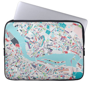 Die Stadt von Amsterdam Laptopschutzhülle
