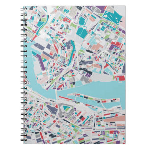 Die Stadt von Amsterdam Notizblock