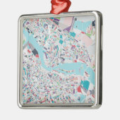 Die Stadt von Amsterdam Ornament Aus Metall (Links)
