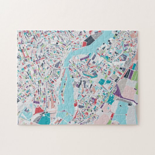 Die Stadt von Amsterdam Puzzle (Horizontal)