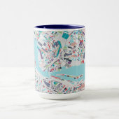 Die Stadt von Amsterdam Tasse (Zentrum)