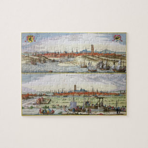 Die Stadt von Dunkerque während des spanischen Puzzle