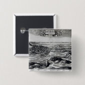 Die Stadt von Edinburgh vom Süden Button (Vorne & Hinten)