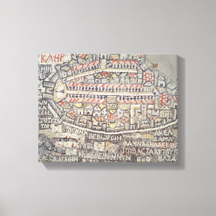 Die Stadt von Jerusalem und von Umgebung Leinwanddruck