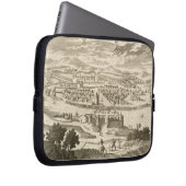 Die Stadt von Mexiko, 1723 (Stich) Laptopschutzhülle (Vorne Rechts)