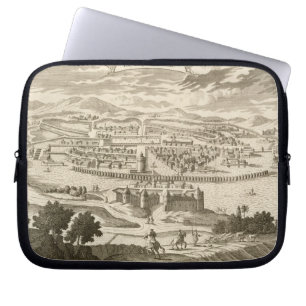 Die Stadt von Mexiko, 1723 (Stich) Laptopschutzhülle