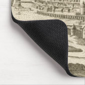 Die Stadt von Mexiko, 1723 (Stich) Mousepad (Ecke)