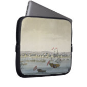 Die Stadt von Paramaribo (Farbstich) Laptopschutzhülle (Vorne Rechts)