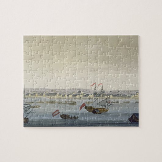 Die Stadt von Paramaribo (Farbstich) Puzzle (Horizontal)