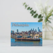 Die Stadt von Philadelphia Postkarte (Stehend Vorderseite)