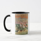 Die Stadt von Prato (Fresko) Tasse (Links)