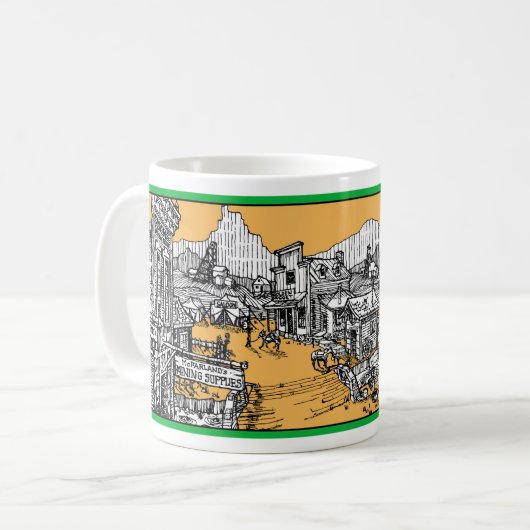 Die Stadt von Tincup Kaffeetasse (Vorderseite Links)