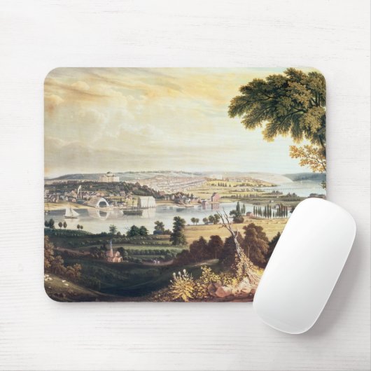 Die Stadt von Washington über von der Marine Mousepad (Mit Mouse)