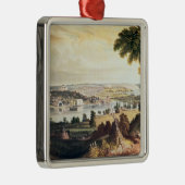Die Stadt von Washington über von der Marine Silbernes Ornament (Rechts)