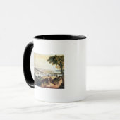 Die Stadt von Washington über von der Marine Tasse (Vorderseite Links)