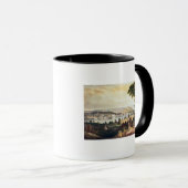 Die Stadt von Washington über von der Marine Tasse (VorderseiteRechts)