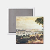 Die Stadt Washington von außerhalb der Marine Magnet (Vorderseite/Rückseite)