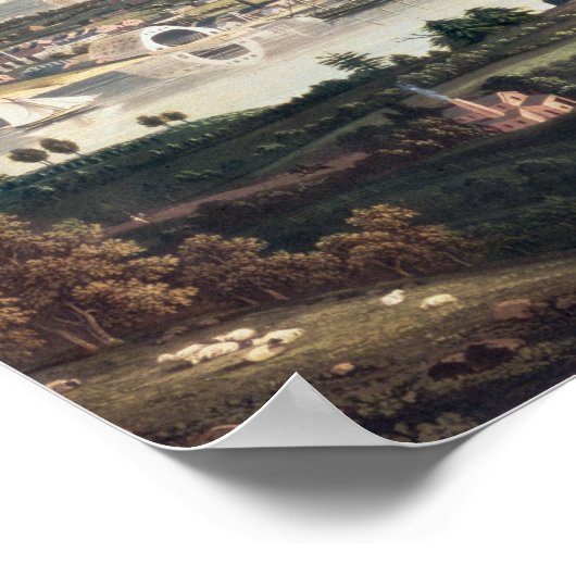 Die Stadt Washington von außerhalb der Marine Poster (Ecke)