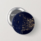 Die Stadtbeleuchtung der Staaten nachts. Button (Vorne & Hinten)