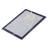 Die Stadtbeleuchtung der Staaten nachts. Notizblock (angewinkelt)