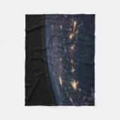 Die Stadtbeleuchtung der südlichen Staaten. Fleecedecke (Vorderseite)