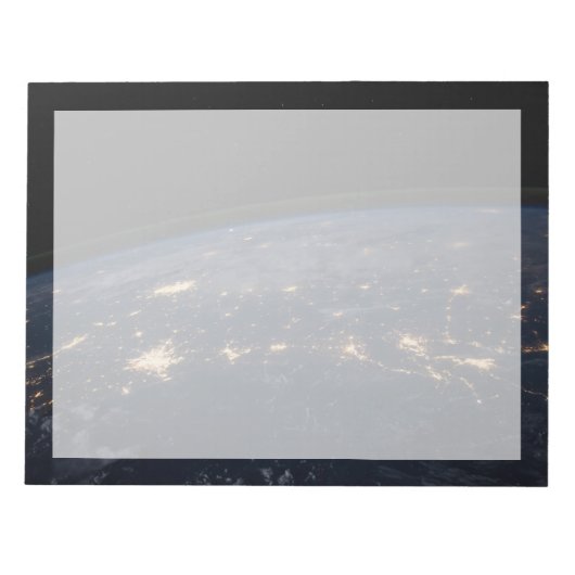 Die Stadtbeleuchtung der südlichen Staaten. Notizblock (Vorderseite)