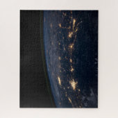 Die Stadtbeleuchtung der südlichen Staaten. Puzzle (Vertikal)