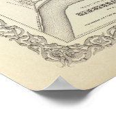 Die Städte Pittsburgh Allegheny Cincinnati Poster (Ecke)