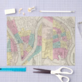 Die Städte von Pittsburgh Allegheny Cincinnati Seidenpapier (Handwerk)