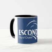 Die Stadtflagge von Escondido Tasse (Vorderseite Links)