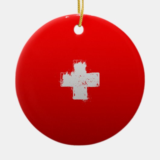 Die städtische Schweiz Keramikornament (Vorne)