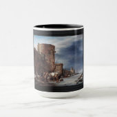 Die Stadtmauer von Haarlem im Winter Tasse (Zentrum)