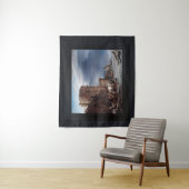 Die Stadtmauer von Haarlem im Winter Wandteppich (Beispiel)