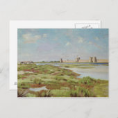 Die Stadtmauern von Aigues-Mortes, 1867 Postkarte (Vorne/Hinten)